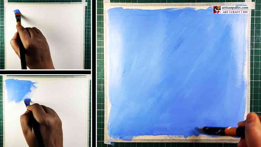 Easy Step by Step Mountain Painting for Beginners 1