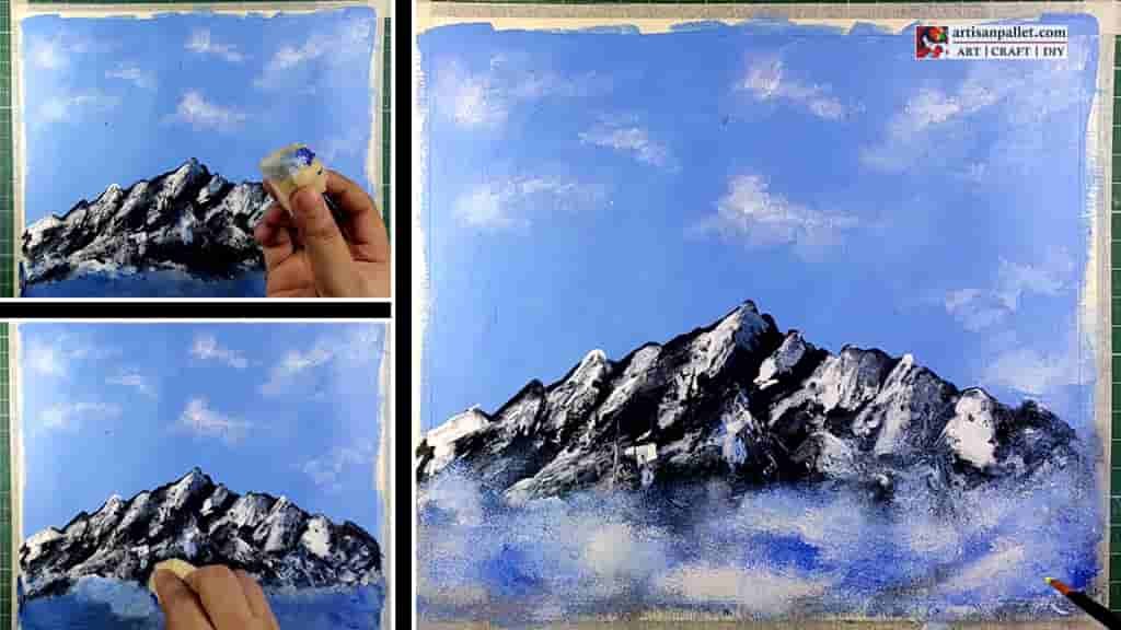 Easy Step by Step Mountain Painting for Beginners 4 1