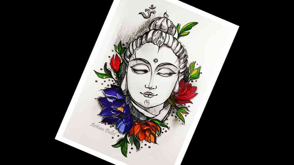 Read more about the article Mixed Media Art of Lord Buddha
