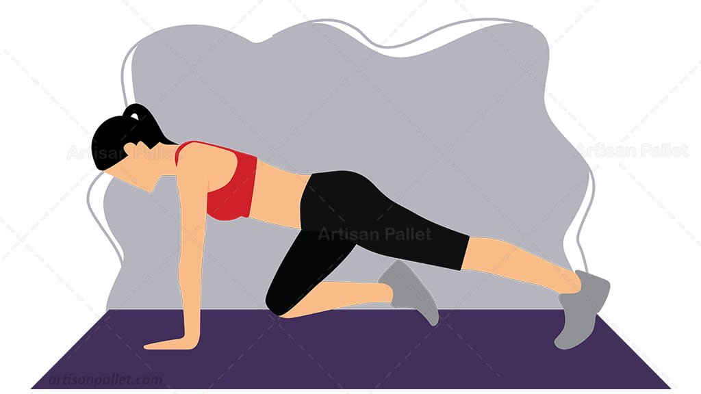 Workout Flat Illustration Pic 4