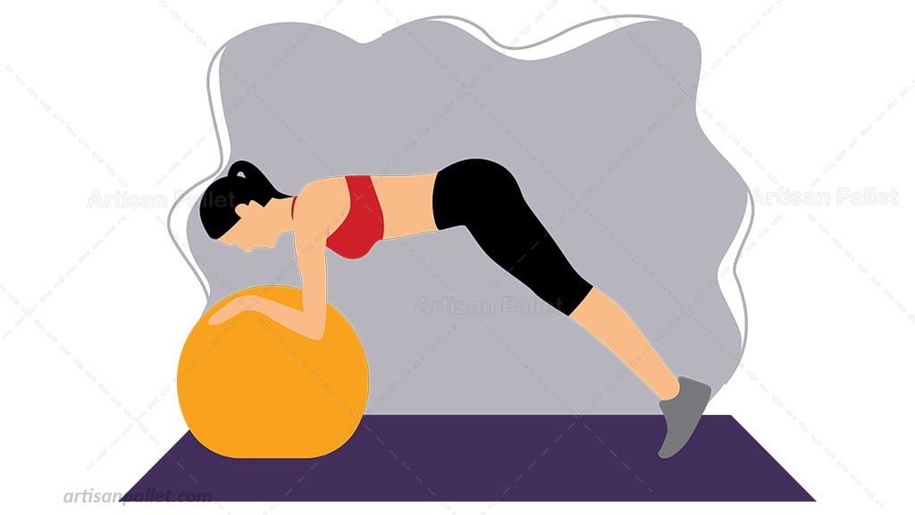 Workout Flat Illustration Pic 8