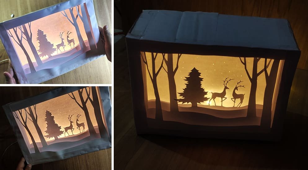 DIY christmas light box P9